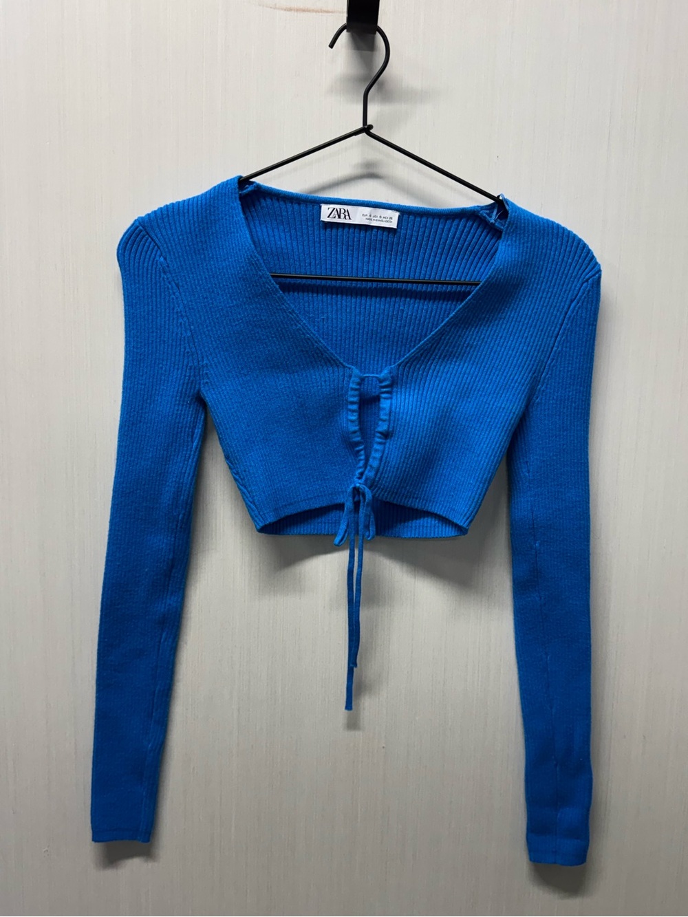 Zara Ribbed Cropped Sweater
